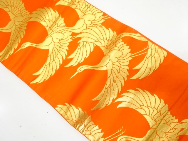 Japanese Kimono / Antique / Hanhaba Obi Combined weave